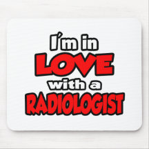 Ich bin in der Liebe mit einem Radiologeen Mousepads