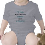 Ich bin mehr Argentinien als jemand, das in Argent Strampler