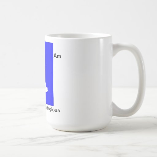 Ich bin nicht ansteckend teetasse