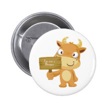 Ich bin nicht ein Burger Anstecknadelbutton