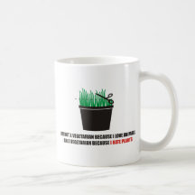 Ich bin nicht ein Vegetarier weil i-Liebetiere Tasse