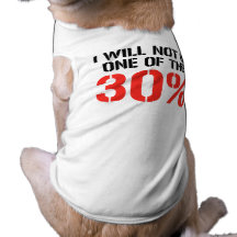 Ich bin nicht eins der 30 Prozent Haustiershirt