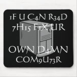 Ich bin NICHT Herr Fix It Mousepads