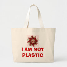 ICH BIN NICHT PLASTIK TASCHE