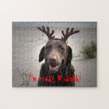 Ich bin, Rudolph bereit! Foto Puzzle