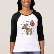 Ich bin sechs Hündchen T-shirts