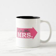Ich bin seine Frau (Pink-Pfeil) Kaffeetassen