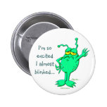 Ich bin so aufgeregt anstecknadelbutton