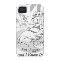 Ich bin Veggie und ich kenne es! STARKES Argument  Vibe iPhone 4 Hüllen