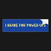 Ich bremse für Power-UPS autoaufkleber