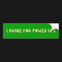 Ich bremse für Power-UPS autoaufkleber