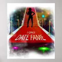 Ich datiere nur Ruhm Plakatdrucke