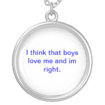 Ich denke dass Jungen-Liebe ich und im Recht Selbst Gestalteter Schmuck