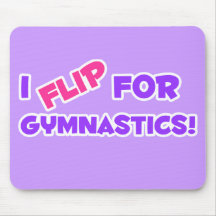 Ich drehe für Gymnastik um! Mousepad
