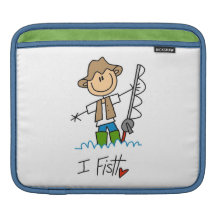 Ich fische iPad sleeve