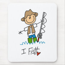 Ich fische mousepads