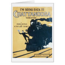 Ich gehe zurück zu Chattanooga Tennessee Songbook  Karte