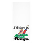 ich glaube an Bingo Werbekarte