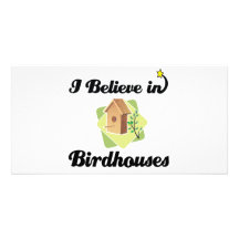 ich glaube an Birdhouses Bilderkarten