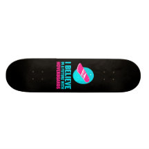 Ich glaube an eine Zukunft mit hoverboards Personalisiertes Deck