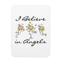 Ich glaube an Engels-T-Shirts und Geschenke Flexible Magnete