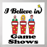 ich glaube an Gameshows Plakate