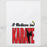 ich glaube an Karate Individuelle Flyer