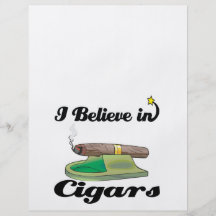 ich glaube an Zigarren Individuelle Flyer