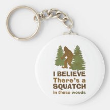 Ich glaube, dass es SQUATCH in diesem Holz gibt Schlüsselbänder