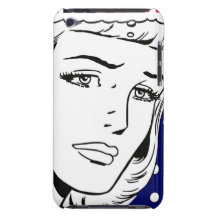 Ich glaube schmutzigem Cartoon-Mädchen Barely There iPod Case