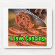 Ich grabe das Kochen von Rezepten Mousepad