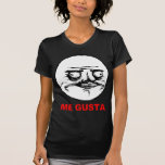 Ich Gusta Raserei-Gesicht Meme Shirts