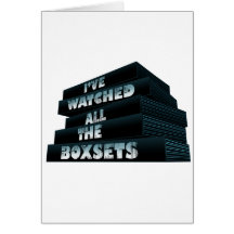 Ich habe das ganzes Boxsets aufgepasst Karte
