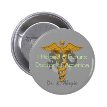 Ich half einem zukünftigen Doktor von Spende Ameri Button