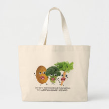 Ich hasse Veggies:) Tragetasche