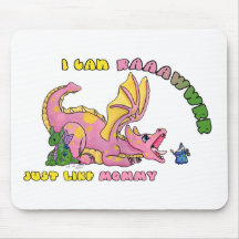 Ich kann RAWR, gerade wie Baby-Drachemädchen der M Mousepad