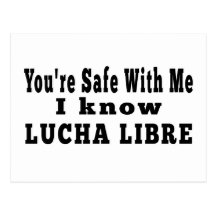 Ich kenne Lucha Libre Postkarte