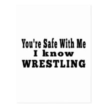 Ich kenne Wrestling Postkarte
