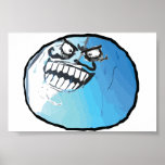 ich lag Gesicht Posterdrucke
