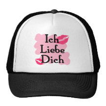 Ich Liebe Dich - Liebe des Deutschen I Sie Trucker Mütze