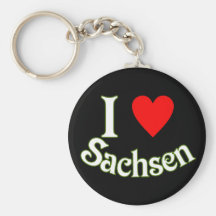 Ich liebe Sachsen Schlüsselanhänger