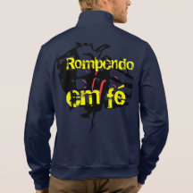 Ich liebenswürdig empfange von der Wolle American  Bedruckte Jacke
