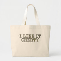 Ich mag es Cherty Tragetasche