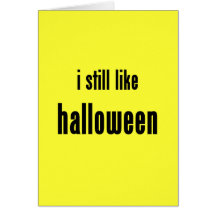 ich mag noch Halloween Grußkarte