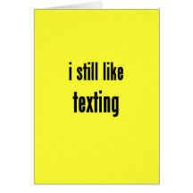 ich mag noch texting karten