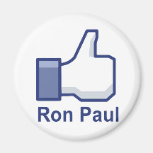 ICH MAG RON PAUL KÜHLSCHRANKMAGNET