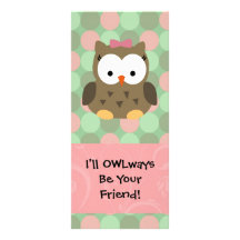 Ich OWLways bin Ihr Freund Karten Druck
