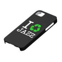 Ich recycle Jazz iPhone 5 Hüllen