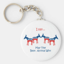 Ich sage… Demokrat Keychain Schlüsselanhänger