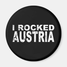 Ich schaukelte Österreich Kühlschrankmagnete